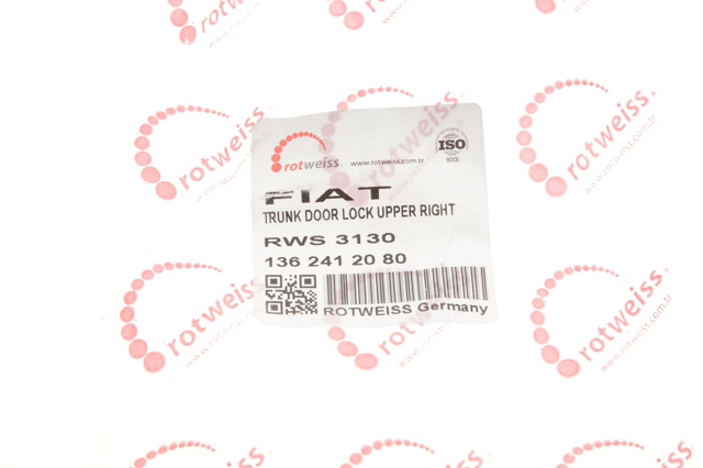 RWS3130 Rotweiss Cierre del maletero