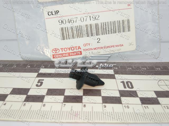 9046707192 Toyota clips de fijación de pasaruedas de aleta delantera