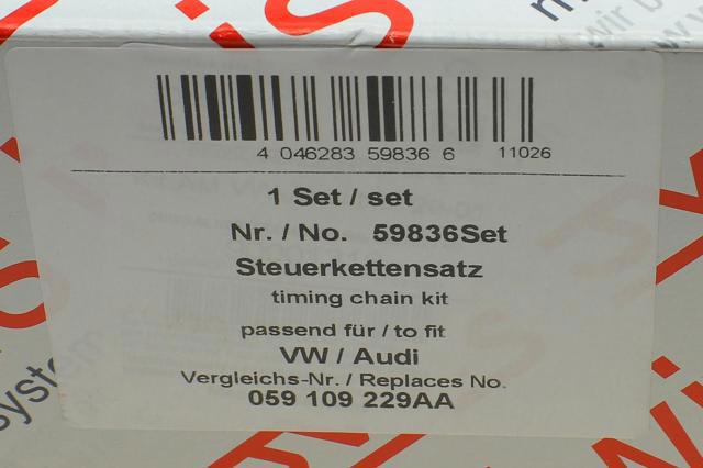 Kit de montaje de la cadena de distribución  AIC 59836SET