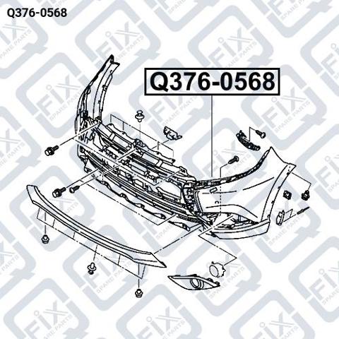 Parachoques delantero Q-fix Q3760568 precio, desde 127,49 EUR