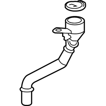 Cuello del depósito del agua de lavado para Toyota RAV4 (A5)