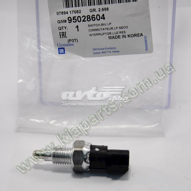 95028604 GENERAL MOTORS Sensor de marcha atrás
