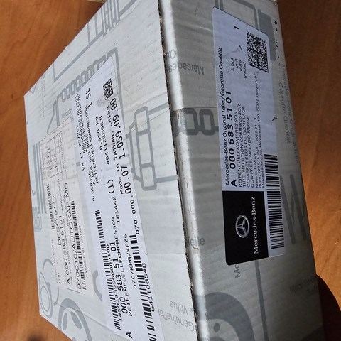 Compresor de inflado de neumáticos A0005835101 Mercedes