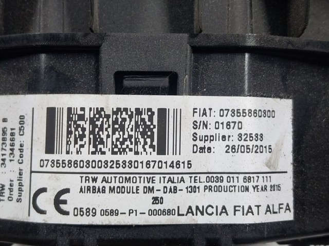 Comprar 1671044080 Peugeot/Citroen Airbag lateral lado conductor