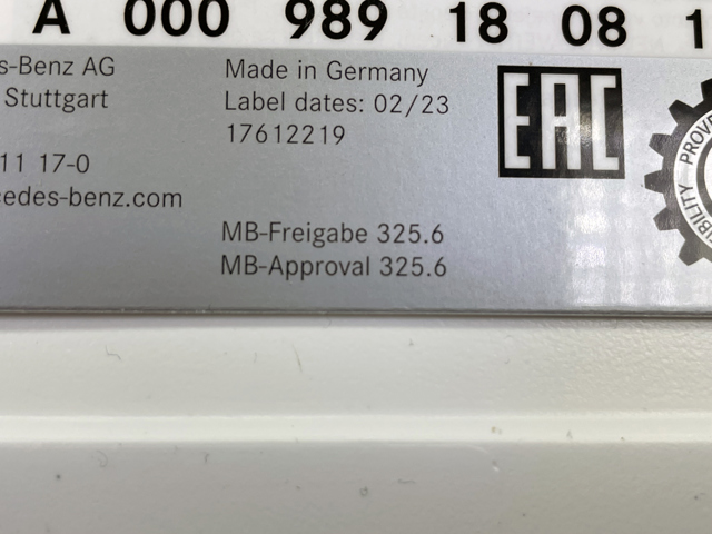 Antifreeze (Coolant) Mercedes A000989180811 precio, desde 79,02 EUR