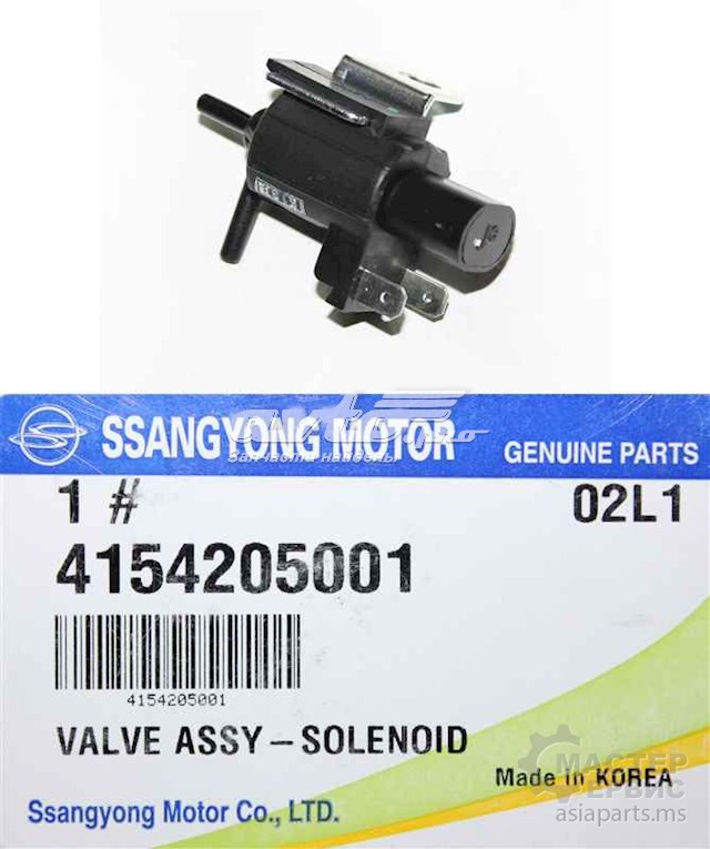 Válvula de solenoide, tracción delantera SSANG YONG 4154205001