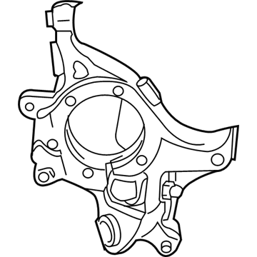 Muñón de eje, cuerpo del eje, trasero izquierdo para Dodge Challenger 