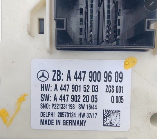 Comprar A4479009609 Mercedes Módulo de adquisición de señales SAM