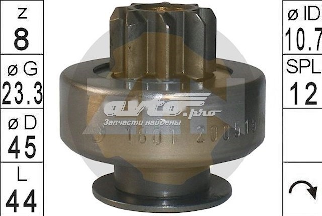 Burro de arranque  Mitsubishi M000T45071ZT precio, desde 41,65 EUR