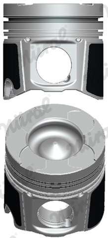 8713750730 Nural Pistón completo para 1 cilindro, segunda reparación (+0,50 mm)