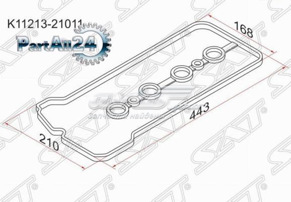 K1121321011 SAT junta de la tapa de válvulas del motor