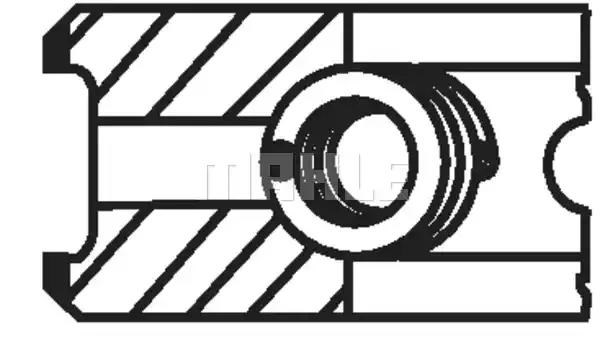 Comprar 213RS100100N0 Mahle Original Aros de pistón para 1 cilindro, STD