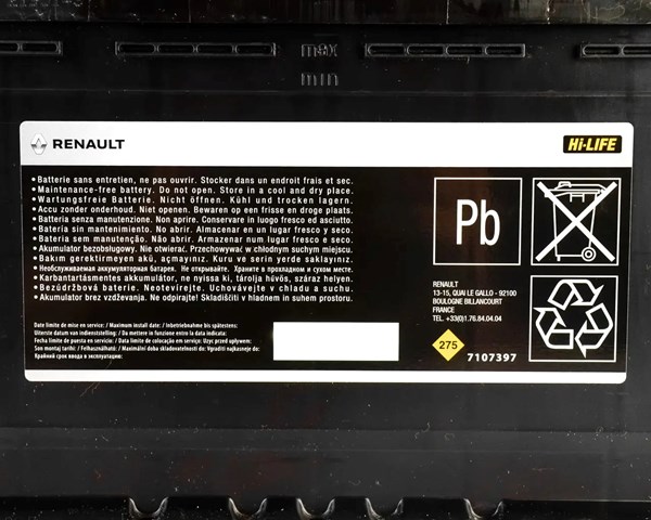Comprar 7711947965 Renault (RVI) Batería de coche