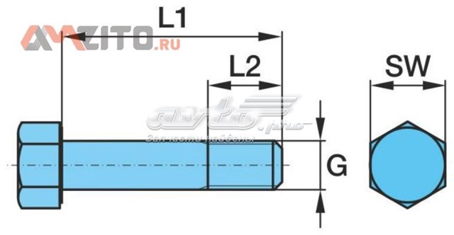 03.340.14.19.0 BPW tornillo (tuerca de sujeción)