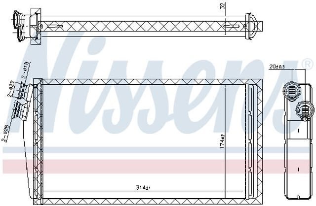 Calefactor Renault (RVI) 7421395999