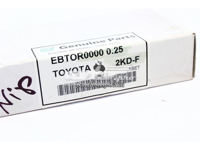 1320430020 Toyota juego de cojinetes de biela, cota de reparación +0,25 mm