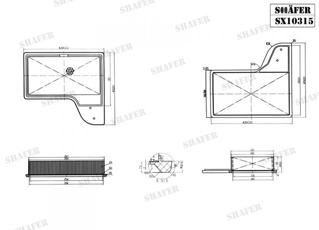 Comprar SX10315 Shafer Filtro de aire