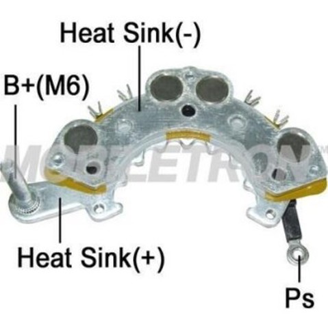 RH116 Mobiletron alternador diodo puente rectificador