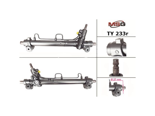 Engranaje de dirección MSG Rebuilding TY233R precio, desde 370,82 EUR
