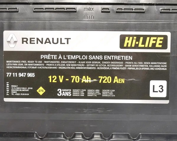 Batería de arranque Renault (RVI) 7711947965 precio, desde 187,43 EUR