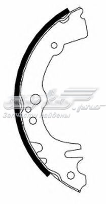 Zapatas de freno de tambor traseras HELLA 8DB355002521