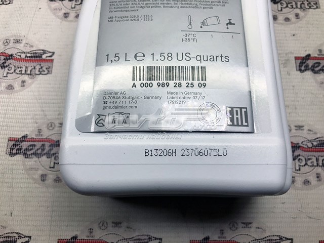 A000989282509 Mercedes Refrigerante