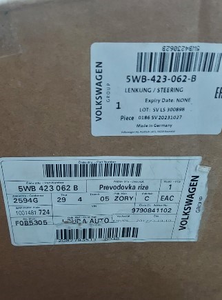 Engranaje de dirección VAG 5WB423062B precio, desde 1061,41 EUR