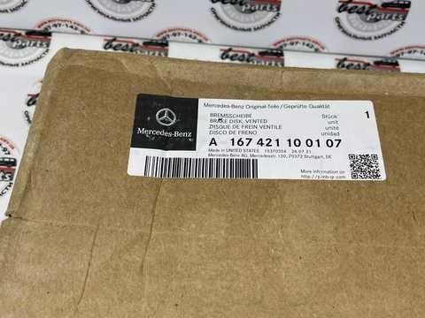 Disco de freno A167421100107 Mercedes