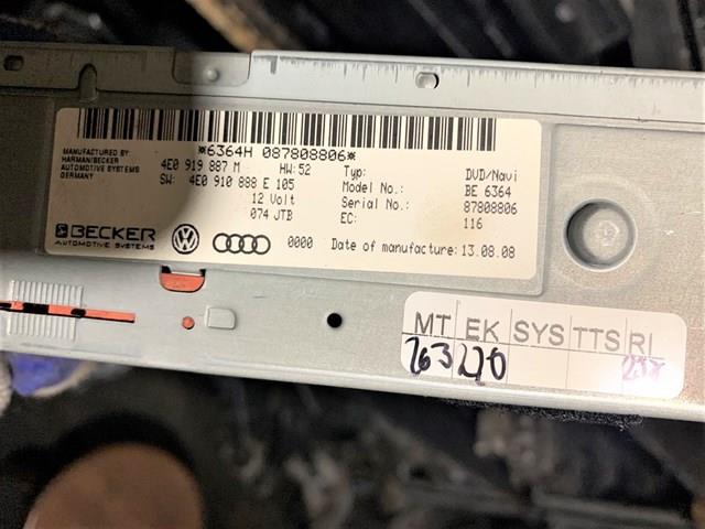 Unidad de control de navegación VAG 4E0919887M