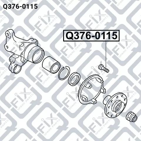 Comprar Q3760115 Q-fix Espárrago de rueda trasero/delantero
