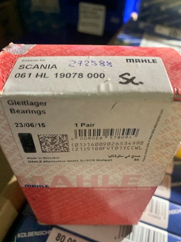 Juego de cojinetes de cigüeñal, estándar, STD 061HL19078000 Mahle Original