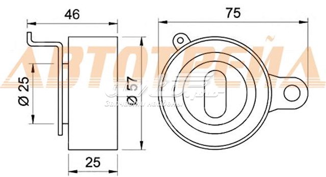 57TB0505B01 NSK Rodillo de cadena