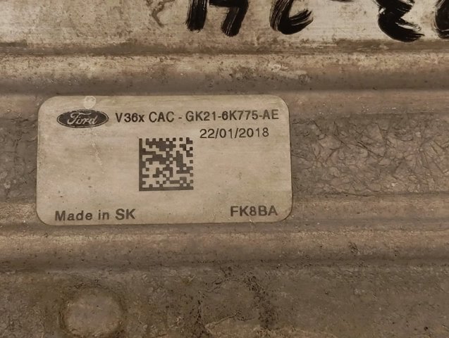 Enfriador de aire de admisión Ford GK216K775AE
