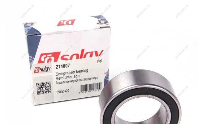 214007 Solgy Cojinete del embrague del compresor de aire acondicionado