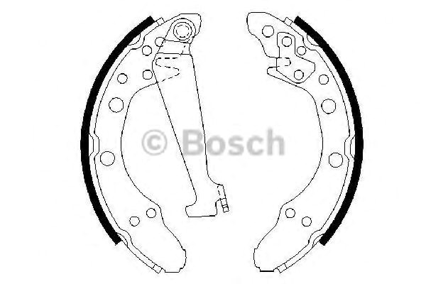 Zapatas de freno 986487270 Bosch