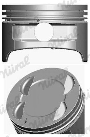 Pistón completo para 1 cilindro, segunda reparación (+0,50 mm) Nural 8714130720 precio, desde 65,66 EUR