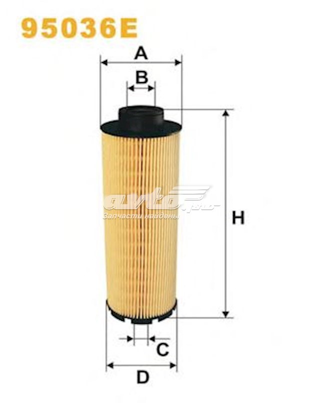 Filtro combustible WIX 95036E