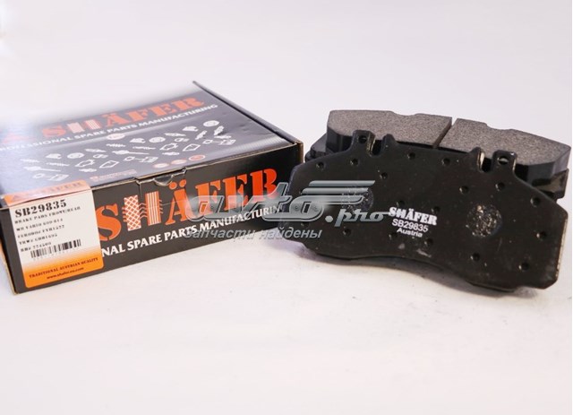Pastillas de freno traseras SB29835 Shafer
