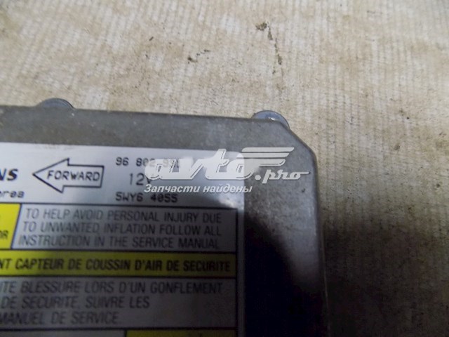 96802931 General Motors procesador del modulo de control de airbag