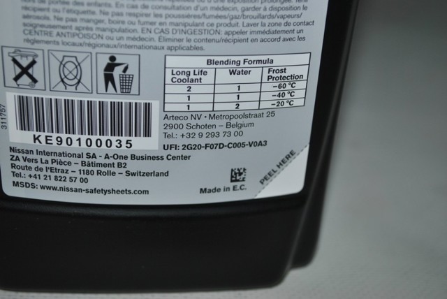 Liquido refrigerante KE90100035 Nissan/Infiniti