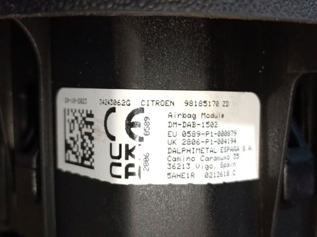 Comprar 98185170ZD Peugeot/Citroen 