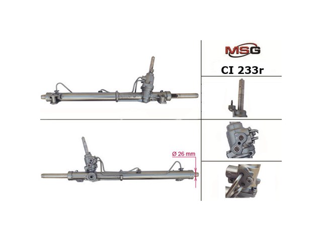 CI232R MSG Rebuilding Cremallera caja de direccion