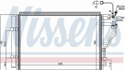 941126 Nissens condensador aire acondicionado