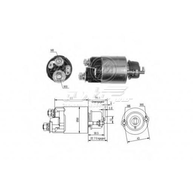 3722 ZM interruptor magnético, estárter