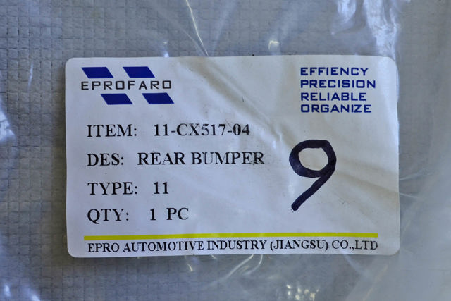 Comprar KBYA5022XBBB Mazda Parachoques