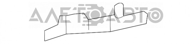 FP 1446 931 FPS soporte de guía para parachoques delantero, derecho