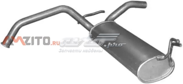 04235 Polmostrow Silenciador trasero
