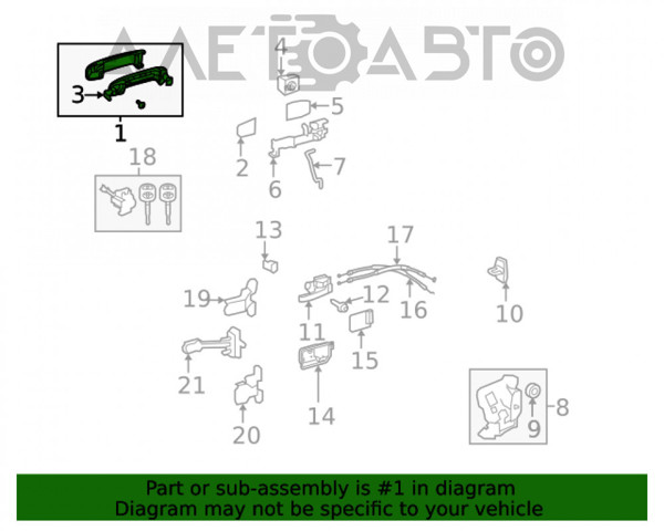 692100C020 Toyota tirador de puerta exterior delantero