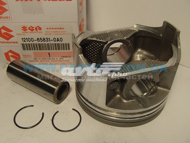 12100658310A0 Suzuki pistón con bulón sin anillos, std