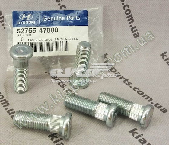 Tornillo de cubo HYUNDAI 5275547000